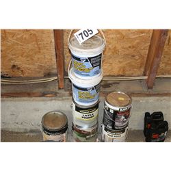 2 READY MIX CONCRETE, ROOF PATCH, COOLANT LIQUID & PAINT