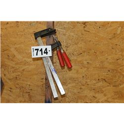 2 - C-CLAMPS (BOTH FOR ONE MONEY)