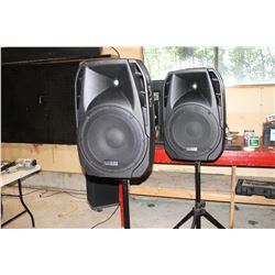 NUANCE TOWER SPEAKERS & HARMON KARDON AMPLIFIER