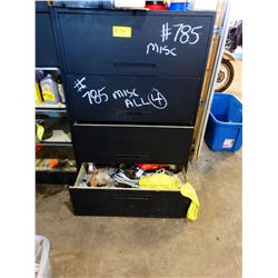 4 DRAWERS OF MISC