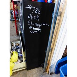 BLACK 4 DRAWER FILING CABINET