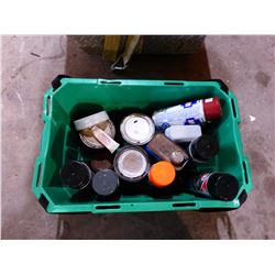 GREEN CONTAINER OF PAINT