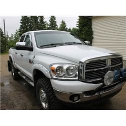 2008 DODGE 2500 QUAD CAB DIESEL TRUCK
