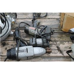 ELECTRIC IMPACT, DRILLS - 3 PIECES