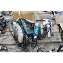 CIRCULAR SAW, ANGLE GRINDER - 3 PIECES