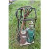 Image 2 : OXY - ACEYTYLENE TANKS, CART, HOSES, GAUGES
