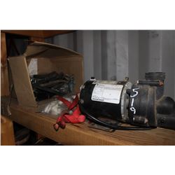 ELECTRIC MOTOR, BUNGEE STRAPS