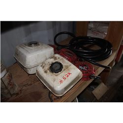 FUEL TANKS, HOSE, ETC
