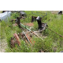PILE OF CHAIN, SCRAP STEEL, ETC