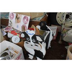 BLACK & WHITE COW PLANTER