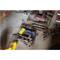 APPROX. 10 C-CLAMPS (ALL FOR ONE MONEY)