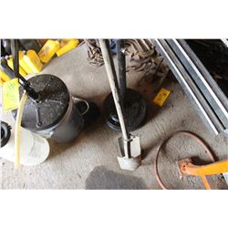 POST HOLE AUGER & PIPE STAND
