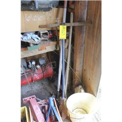 POST HOLE AUGER, RAKE