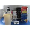 Image 1 : COFFEE MAKER, CUPS, GLASSES, DISH DRAINER, ETC