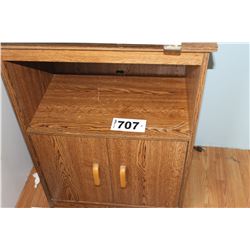 SMALL MICROWAVE STAND (2 DOORS)