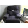 Image 1 : BLUE CLOTH RECLINER CHAIR