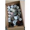 Image 1 : BOX WITH MUGS, GLASSES, UTENSILS, ETC