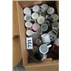 Image 2 : BOX WITH MUGS, GLASSES, UTENSILS, ETC