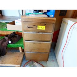 4 DRAWER STORAGE CUPBOARD