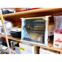 SHOWTIME ROTISSERIE, BUDWEISER GLASSES, ELECTRIC FRYING PAN, FOOD PROCESSOR, COFFEE MAKERS, ETC