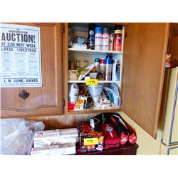 SPRAY PAINT, HAND WARMERS, TAPE, FIRST AID KIT, ETC