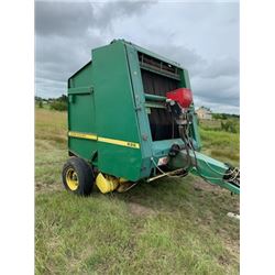 JOHN DEERE 530 ROUND BALER (CONSIGNED:  PHONE 780-499-0330)