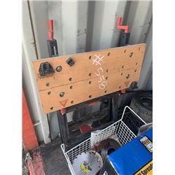 FOLDING WOOD WORK COUNTER (INSIDE SEACAN)