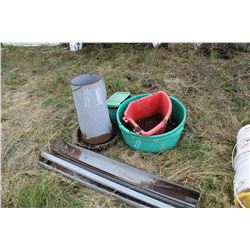 EMPTY PAILS, WATERERS, ETC