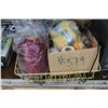 Image 1 : BOX OF THREAD & YARN