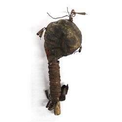 Antique Native American Leather Rattle