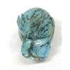 Image 5 : Ethnic Carved Turquoise Owl Fetish