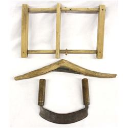 3 Antique Wood Tools