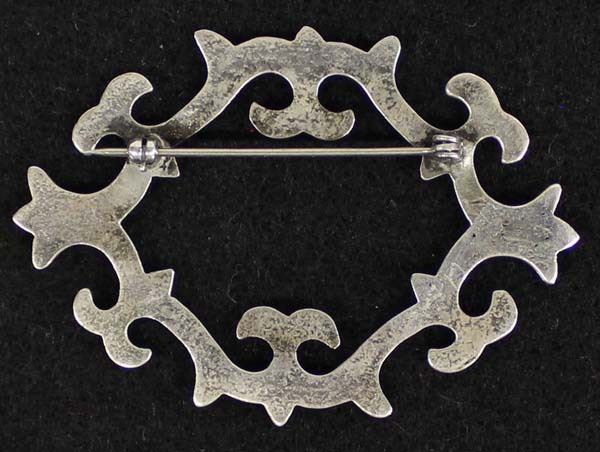 Native American Navajo Sterling Silver Pin