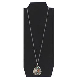 Navajo Sterling Coral Turquoise Pendant Necklace