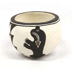 Acoma Miniature Pottery Bowl by Dolores Lewis