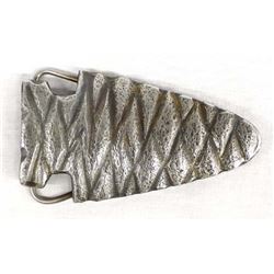 Southwestern Cast Metal Arrowhead Belt Buckle