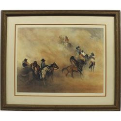 Framed Print ''Going to the Sing'' by J. Lunge'