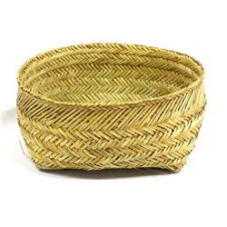 Native American Cherokee 2-Toned Basket