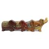 Image 1 : Hand Carved and Painted Indonesian Elephant Sculpture