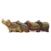 Image 2 : Hand Carved and Painted Indonesian Elephant Sculpture