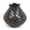 Image 1 : Mata Ortiz Matte on Black Pottery Jar, Quezada