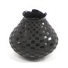 Image 2 : Mata Ortiz Matte on Black Pottery Jar, Quezada