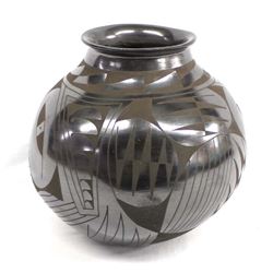 Vintage Mata Ortiz Highly Burnished Pottery Jar