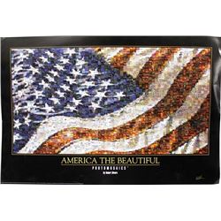 Signed America the Beautiful Print by R. Silvers