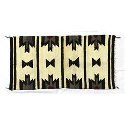 Native American Butterfly Design Textile Rug