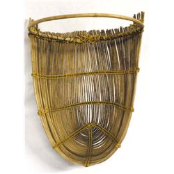 Vintage Native American Pomo Willow Cradle Board