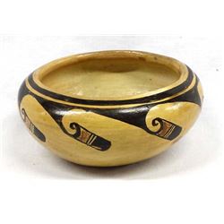 Historic Hopi Rain Cloud Pottery Bowl