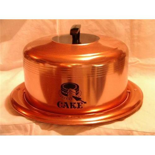 Vintage Copper Cake Saver Carrier by West Bend 1033924