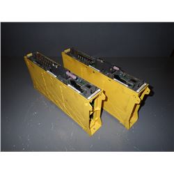 (2) FANUC A02B-0283-B801 PLC MACHINE CONTROL