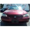 Image 2 : A9 --  2002 HONDA ACCORD EX  , Red , 270280  KM's
